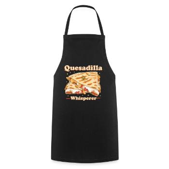 Quesadilla Quesadillas Tortilla Gift - Cooking Apron - black - Front - AI Model Male 185 dark (185cm)