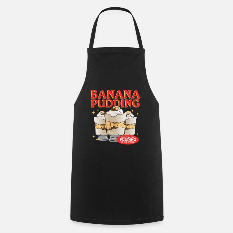 Banana Pudding Banana Pudding Gift - Cooking Apron - black