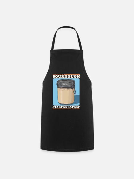 Sauerteig Starter Experte Geschenk - Kochschürze - Schwarz
