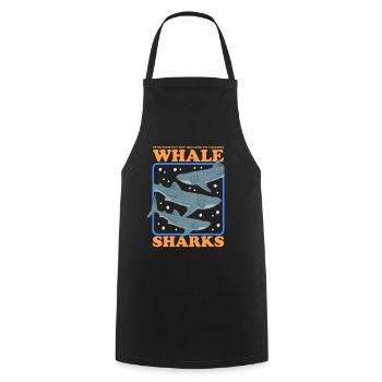 Whale Shark Whale Shark Whale Sharks Gift - Cooking Apron - black - Front - AI Model Male 185 dark (185cm)