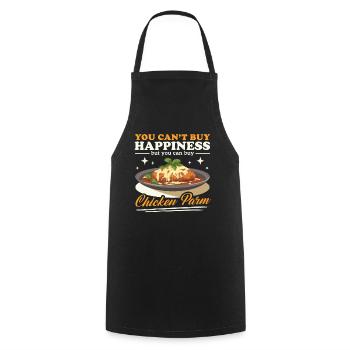 Chicken Parmesan | Chicken Parm Geschenke - Kochschürze - Schwarz - Vorne - AI Model Male 185 dark (185cm)