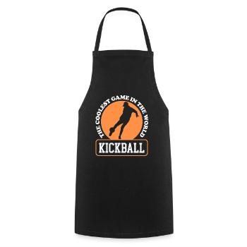 Kickball Kickball Player Kickballer Cadeau - Tablier de cuisine - noir - Devant - AI Model Male 185 dark (185cm)