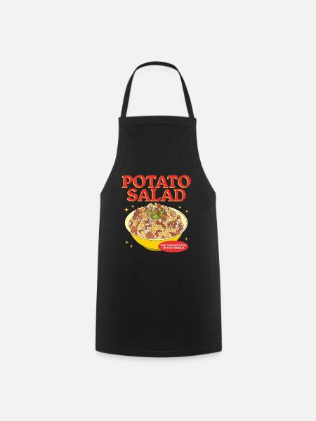 Kartoffelsalat Erdäpfelsalat Geschenke - Kochschürze - Schwarz