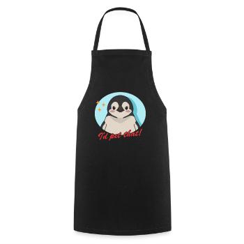 Pinguin lustige Baby Pinguine Geschenke - Kochschürze - Schwarz - Vorne - AI Model Male 185 dark (185cm)