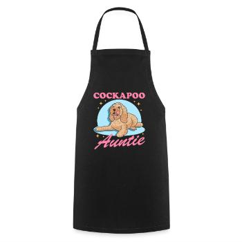 Cockapoo Tante Hundeliebhaber Geschenk - Kochschürze - Schwarz - Vorne - AI Model Male 185 dark (185cm)