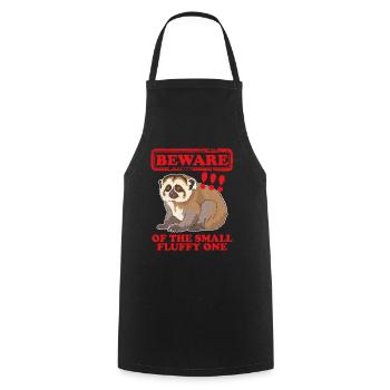 Plumploris süße Slow Lorises Geschenk - Kochschürze - Schwarz - Vorne - AI Model Male 185 dark (185cm)