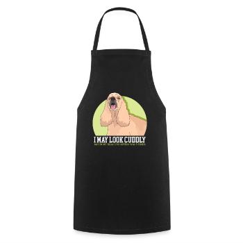 Cocker américain Spaniel Amoureux des chiens - Tablier de cuisine - noir - Devant - AI Model Male 185 dark (185cm)