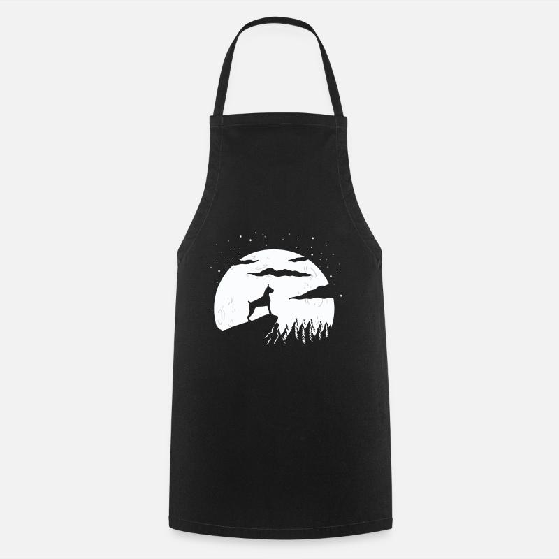 Chien boxeur - Tablier de cuisine - noir