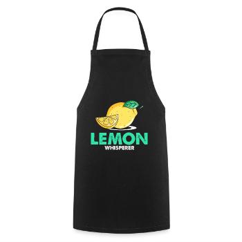Limonade Limonade Limonade Limonade Stand Design - Tablier de cuisine - noir - Devant - AI Model Male 185 dark (185cm)
