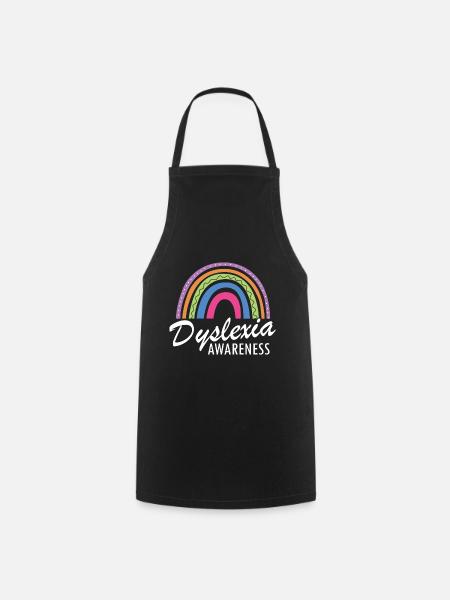 Dyslexia Interventionist for Dyslexia - Cooking Apron - black