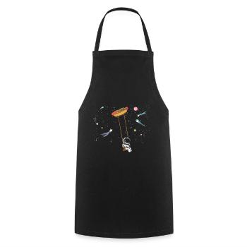 Sandwich Lover Cheese Fast Food Food Food - Cooking Apron - black - Front - AI Model Male 185 dark (185cm)