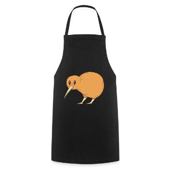 kiwi-oiseau kiwi - Tablier de cuisine - noir - Devant - AI Model Male 185 dark (185cm)
