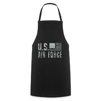 US Air Force - Tablier de cuisine - noir - Devant - AI Model Male 185 dark (185cm)