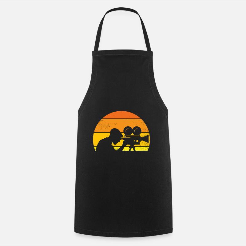 CINÉMA idée cadeau original pour cinéphile - Tablier de cuisine - noir