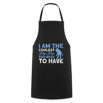Pop-Pop Grandpa Grandfather Grandfather - Cooking Apron - black - Front - AI Model Male 185 dark (185cm)