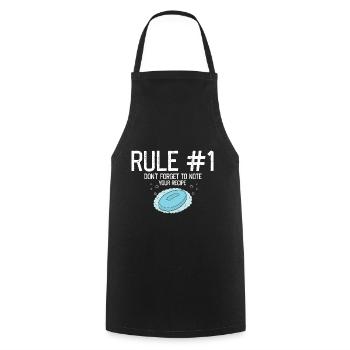 Homemade soap design for oil soap making - Cooking Apron - black - Front - AI Model Male 185 dark (185cm)