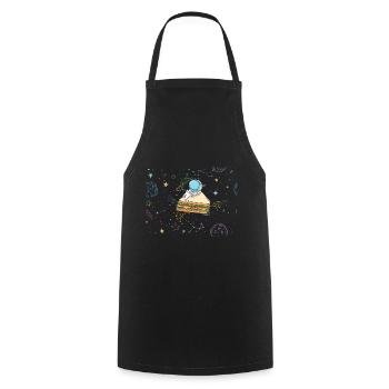 Astronaut Sandwich Liebe Astronomie Sandwich - Kochschürze - Schwarz - Vorne - AI Model Male 185 dark (185cm)