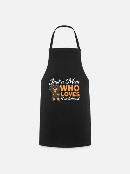 Teckel Teckel Mama Teckel Pet - Tablier de cuisine - noir
