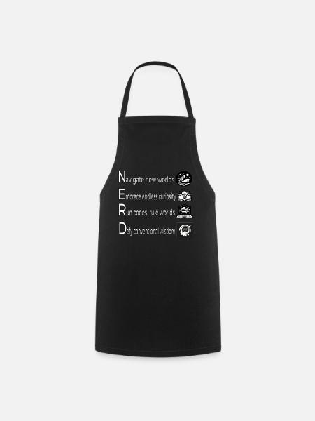 Nerdy - Tablier de cuisine - noir