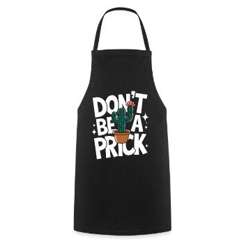 Cactus Cacti Desert Plant - Cooking Apron - black - Front - AI Model Male 185 dark (185cm)