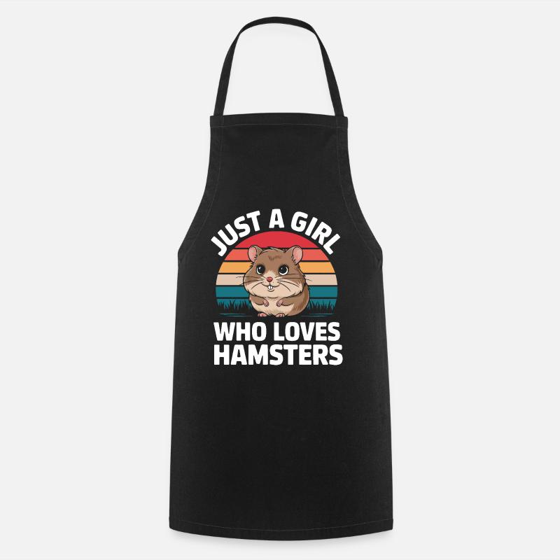 Hamster - Tablier de cuisine - noir