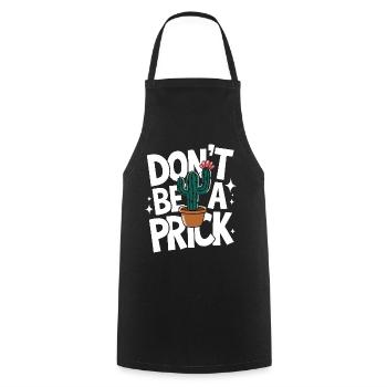 Cactus Cacti Desert Plant - Cooking Apron - black - Front - AI Model Male 185 dark (185cm)