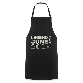Juin 2014 Anniversaire Juin 2014 Juin Cadeau 2014 - Tablier de cuisine - noir - Devant - AI Model Male 185 dark (185cm)