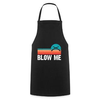 Funny Duck Hunting Design Hunters Hunting Ducks Design - Cooking Apron - black - Front - AI Model Male 185 dark (185cm)