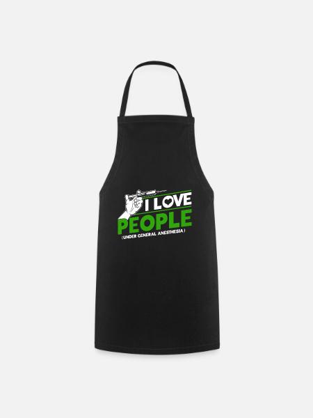 Anesthésie anesthésiste anesthésique médecin - Tablier de cuisine - noir