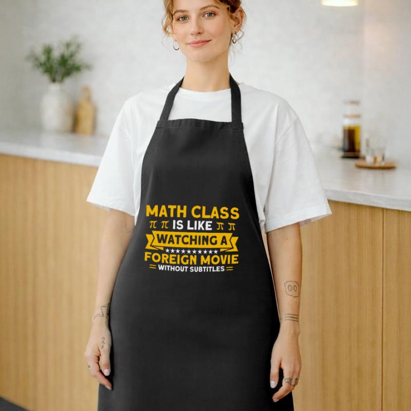 Math Mathematics Science Math Gift Cooking Apron
