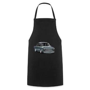 Low cardboard - Cooking Apron - black - Front - AI Model Male 185 dark (185cm)