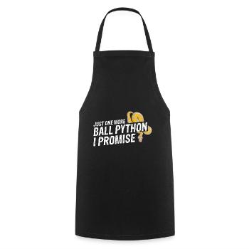 King python design pour les amateurs de serpents - Tablier de cuisine - noir - Devant - AI Model Male 185 dark (185cm)