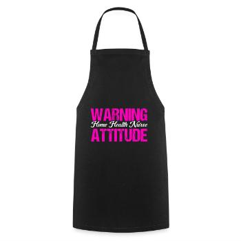 Health Assistance Home Nursing Nurse - Cooking Apron - black - Front - AI Model Male 185 dark (185cm)
