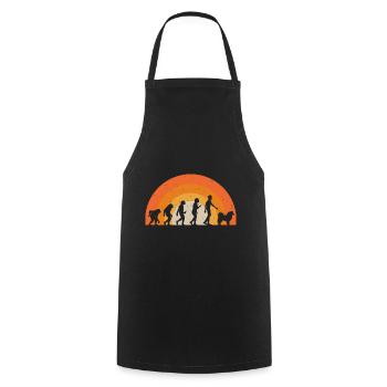 Cadeau de berger australien - Tablier de cuisine - noir - Devant - AI Model Male 185 dark (185cm)