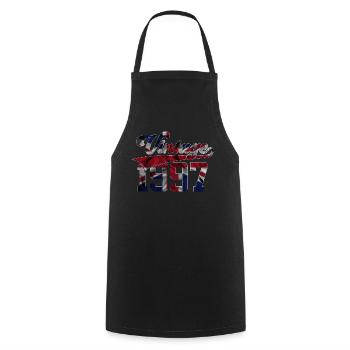 29E ANNIVERSAIRE VINTAGE 1997 - Tablier de cuisine - noir - Devant - AI Model Male 185 dark (185cm)