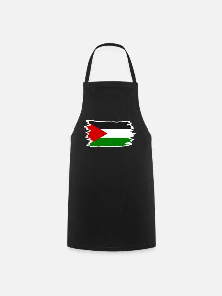 Free palestine - Cooking Apron - black