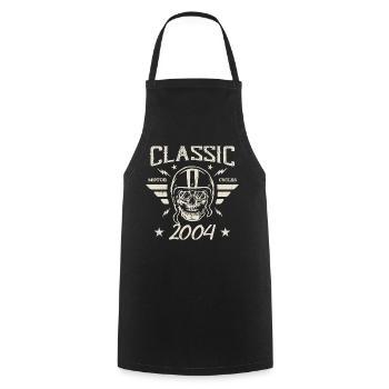 Cadeau D’anniversaire Classique Vintage Né en 2004 - Tablier de cuisine - noir - Devant - AI Model Male 185 dark (185cm)