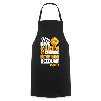 beekeeper beekeeper bees honey bee beekeeping - Cooking Apron - black - Front - AI Model Male 185 dark (185cm)