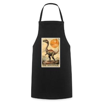 Dino Saurier Dinosaurier - Kochschürze - Schwarz - Vorne - AI Model Male 185 dark (185cm)