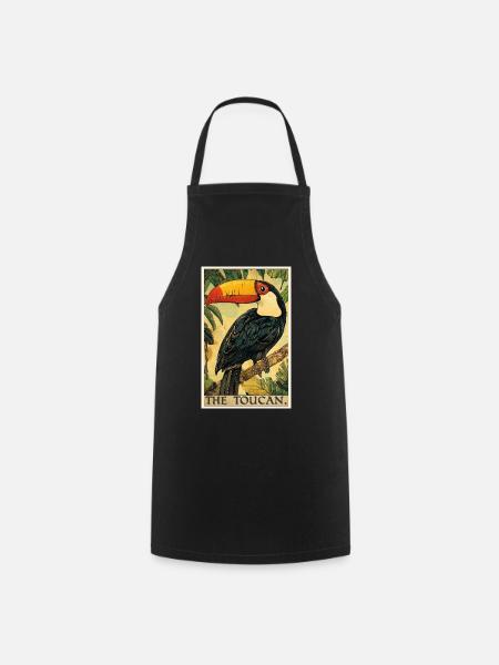 Toucans Toucan - Tablier de cuisine - noir
