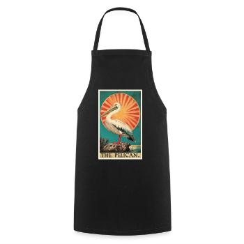 Pelicans Pelican - Cooking Apron - black - Front - AI Model Male 185 dark (185cm)