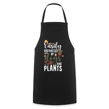 Garden & Plant Lovers Gifts - Cooking Apron - black - Front - AI Model Male 185 dark (185cm)