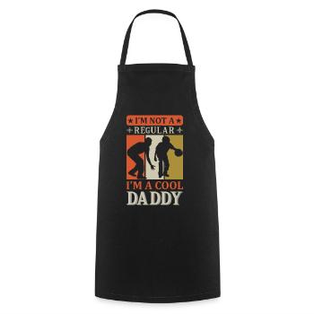 Cool Daddy lustiges Pappa-Shirt - Kochschürze - Schwarz - Vorne - AI Model Male 185 dark (185cm)