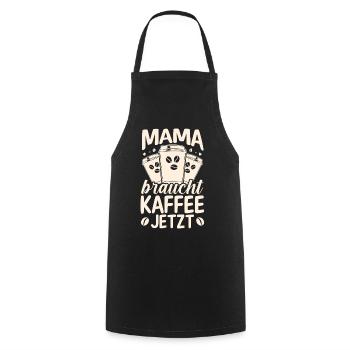 Kaffee Kaffeeliebhaber Mutter Mama - Kochschürze - Schwarz - Vorne - AI Model Male 185 dark (185cm)