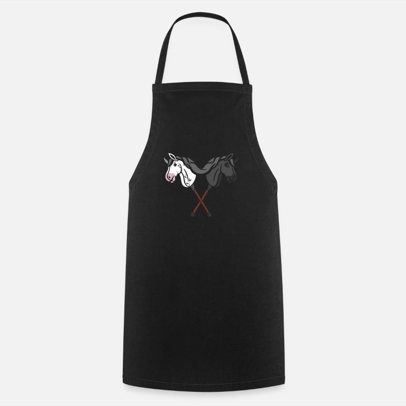 hobby horsing - Cooking Apron - black