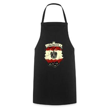 Autriche - Tablier de cuisine - noir - Devant - AI Model Male 185 dark (185cm)
