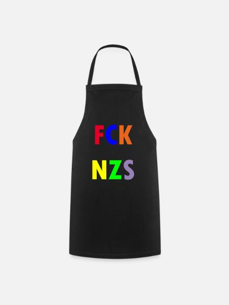 FCK NZS - Kochschürze - Schwarz