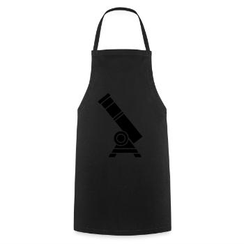 telescope - Cooking Apron - black - Front - AI Model Male 185 dark (185cm)