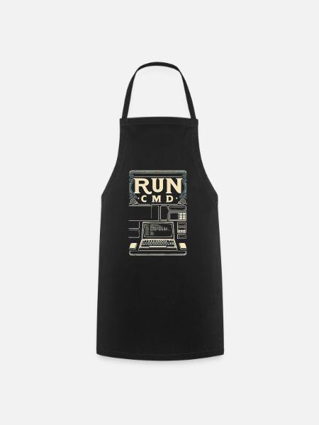 Run Cmd 36 - Kochschürze - Schwarz