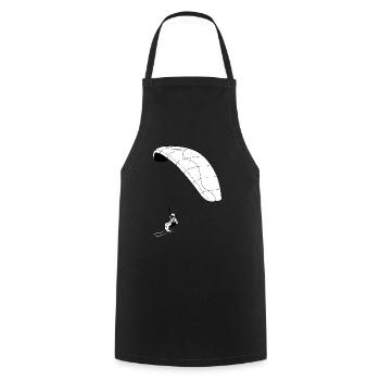Speedriding Speedflying - Cooking Apron - black - Front - AI Model Male 185 dark (185cm)